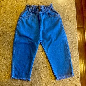 Knotted Fern size 3T high waisted jeans